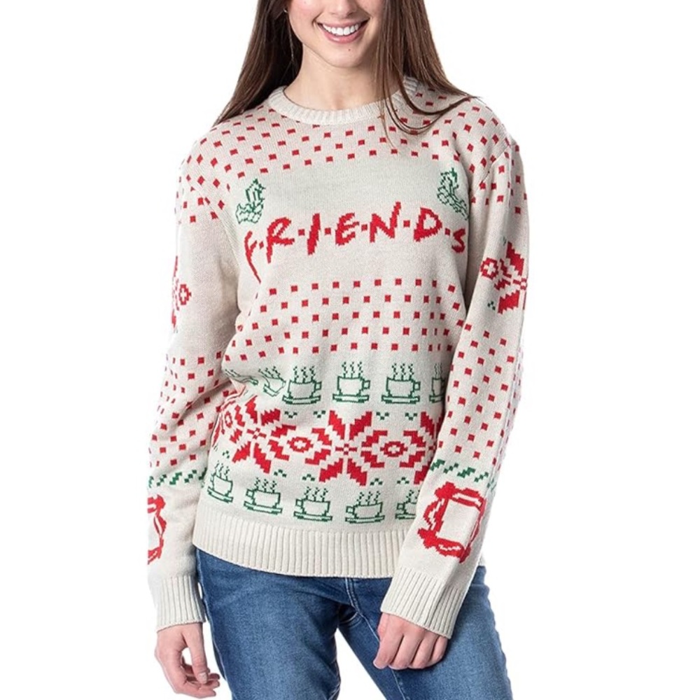 FRIENDS Christmas Sweater - SIZE LARGE